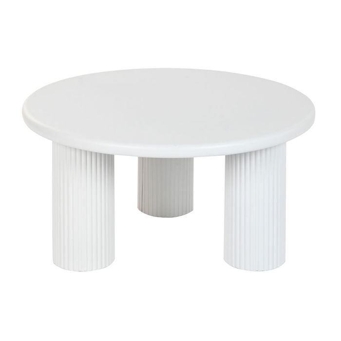 Table d'appoint Home ESPRIT Blanc 75 x 75 x 40 cm