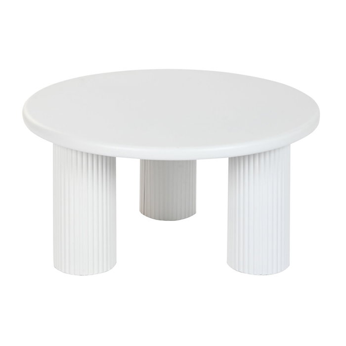 Table d'appoint Home ESPRIT Blanc 75 x 75 x 40 cm Table d'appoint Home ESPRIT Blanc 75 x 75 x 40 cm
