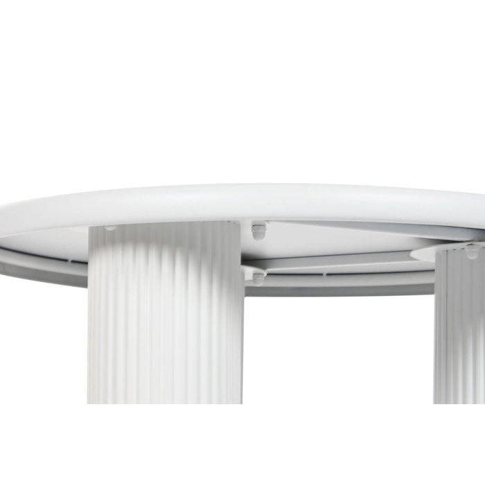Table d'appoint Home ESPRIT Blanc 75 x 75 x 40 cm Table d'appoint Home ESPRIT Blanc 75 x 75 x 40 cm