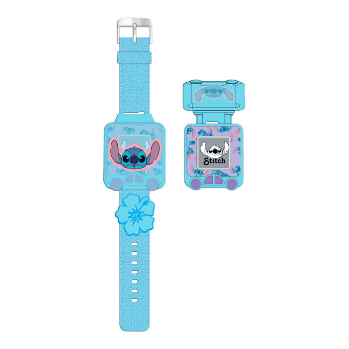 KIDS LICENSING Montre numérique éducative avec jeux Stitch Disney