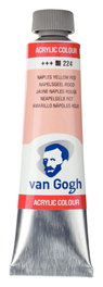 Van Gogh Peinture Acrylique Tube 40 ml Jaune Naples Rouge 224