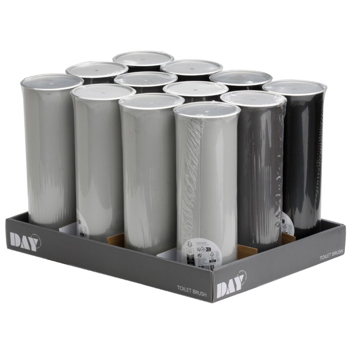 Day Brosse WC en acier inoxydable et plastique - Couleurs assorties