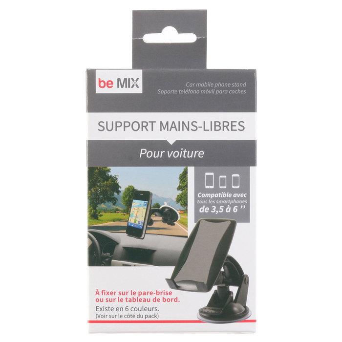 Be Mix Support mobile pour voiture avec rotation à 360 degrés