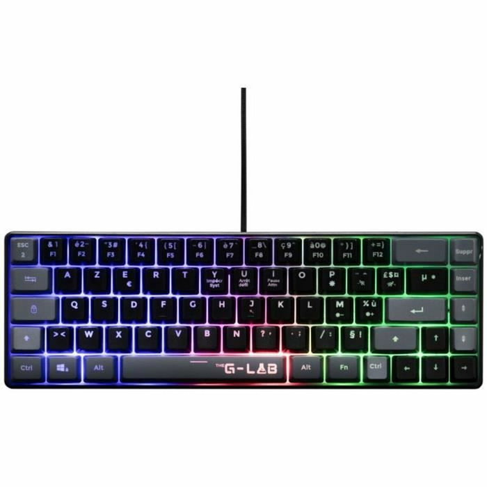 The G-Lab KEYZ HYDROGEN - Clavier Gamer 60% - Noir/Gris