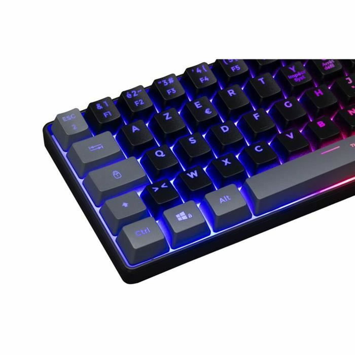 The G-Lab KEYZ HYDROGEN - Clavier Gamer 60% - Noir/Gris