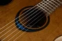 LAG Guitare Acoustique Folk Nylon Electroacoustique Travel Blue Wave 1 - Marron