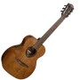 LAG Guitare Acoustique Folk Nylon Electroacoustique Travel Blue Wave 1 - Marron