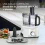 Kenwood MultiPro Express FDP65.450WH - Robot multifonction 1000 W - Bol 3 L - 2 vitesses + Pulse - Blender 1,5 L inclus - Blanc
