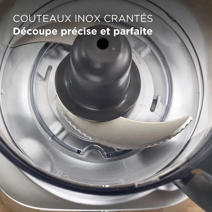 Kenwood MultiPro Express FDP65.450WH - Robot multifonction 1000 W - Bol 3 L - 2 vitesses + Pulse - Blender 1,5 L inclus - Blanc