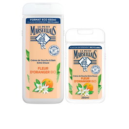 Le Petit Marseillais Coffret cadeau Fleur d'oranger (2 pièces)