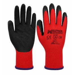 WOLFPACK LINEA PROFESIONAL Gants Gripflex Latex/Nylon avec crochet Taille 7 pouces
