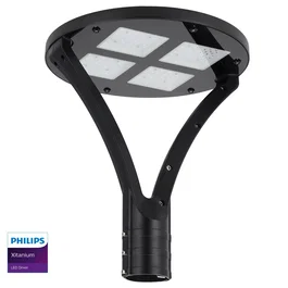 Philips Farola LED de Jardin 65W, LED et Driver Philips, IP65, 5000K Blanc Froid, pour Jardins, Parcs, Chemins et Zones Extérieures