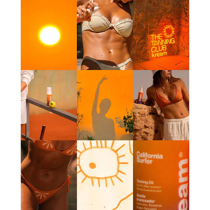 Kream Huile de bronzage CALIFORNIA SURFER SPF 30 200 ml à séchage rapide résistante à l'eau Kream Huile de bronzage CALIFORNIA SURFER SPF 30 200 ml à séchage rapide résistante à l'eau
