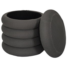 Home Deco Factory Pouf de rangement Atom Gris