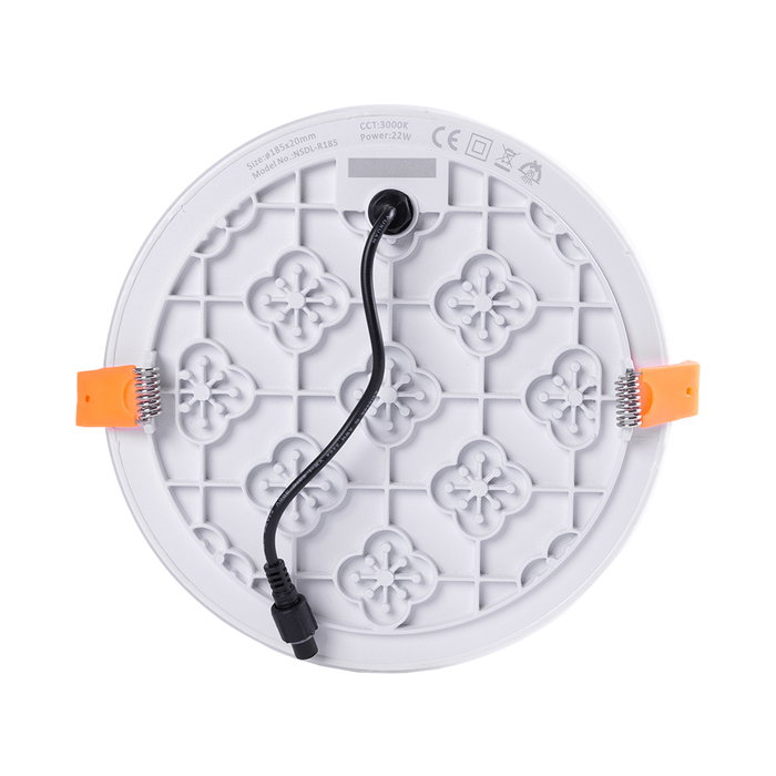 Plaque LED 22W 1 735Lm 2700K Circulaire sans Cadre Plaque LED 22W 1 735Lm 2700K Circulaire sans Cadre