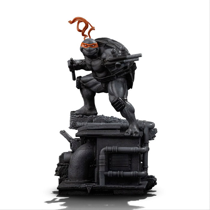 Tortues Ninja statuette 1/10 Art Scale Michelangelo Black and White Variant 26 cm heo exclusive