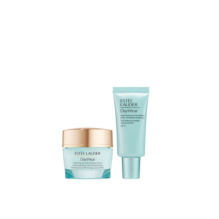 Estée Lauder DayWear - Coffret 2 pièces : Crème visage antioxydante 50 ml + Crème teintée SPF 15 30 ml