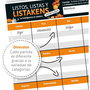 SD GAMES Juego mesa Listos Listas y Listakens - Jeu de société en espagnol pour 2+ joueurs, à partir de 12 ans, durée 45 min, jeu de rapidité et de lettres