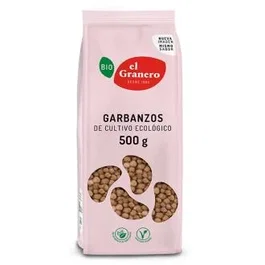 EL GRANERO Pois chiches bio 500 g - Légumineuse biologique, vegan, sans lactose