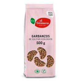 EL GRANERO Lot de 12 pois chiches BIO 500g