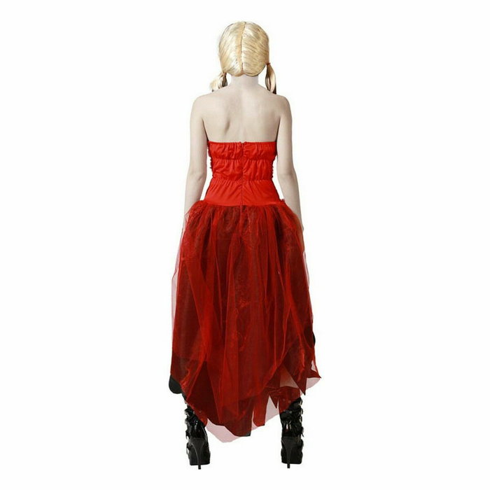 BigBuy Carnival Déguisement Arlequin Sanglant Rouge Femme XS/S
