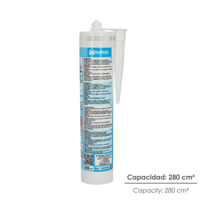 WOLFPACK LINEA PROFESIONAL Silicone acide transparent 280 cm³