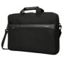 Targus 13-14" GeoLite EcoSmart Slim Brief - Noir Mallette Fine Écologique avec Compartiment Ordinateur Portable et Bretelle Amovible
