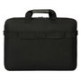 Targus 13-14" GeoLite EcoSmart Slim Brief - Noir Mallette Fine Écologique avec Compartiment Ordinateur Portable et Bretelle Amovible