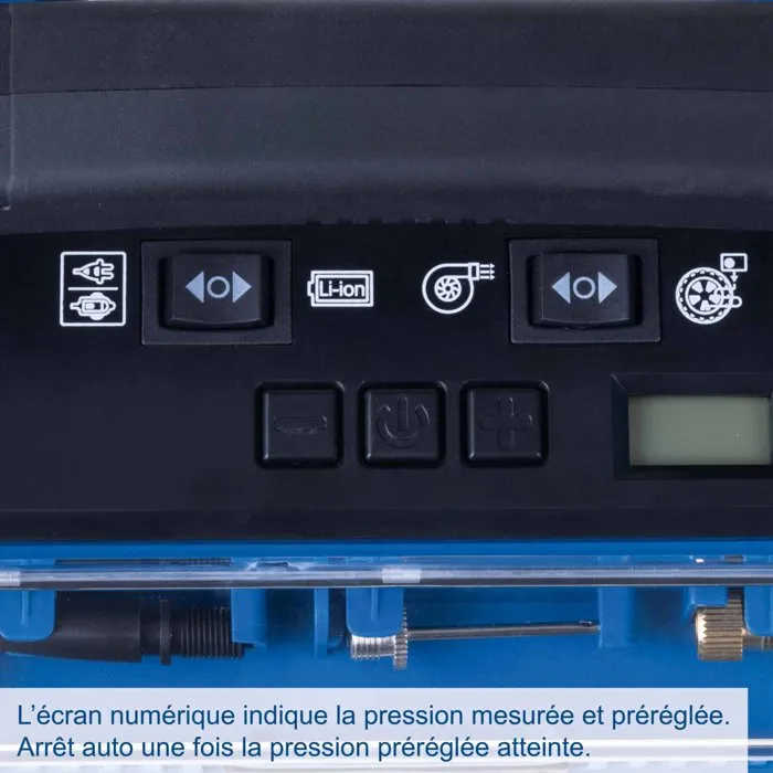 Scheppach Compresseur sans fil Airforce 6 - 10,3 bars max - 6 accessoires - Set S 20V IXES avec batterie 2Ah et chargeur 2.4A Scheppach Compresseur sans fil Airforce 6 - 10,3 bars max - 6 accessoires - Set S 20V IXES avec batterie 2Ah et chargeur 2.4A