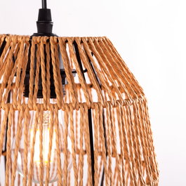 Suspension Alexander en rotin