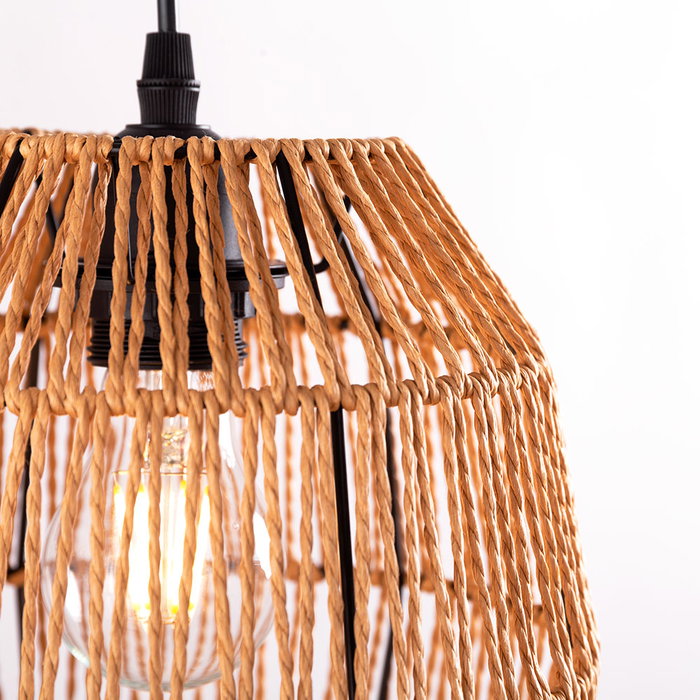 Suspension Alexander en rotin