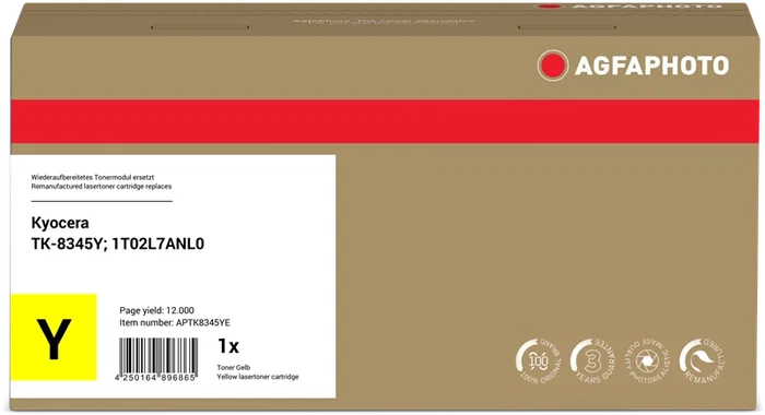 Agfa Photo APTK8345YE Toner jaune 12 000 pages Agfa Photo APTK8345YE Toner jaune 12 000 pages