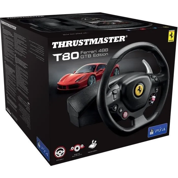 Thrustmaster T80 Ferrari 488 GTB Edition Thrustmaster T80 Ferrari 488 GTB Edition