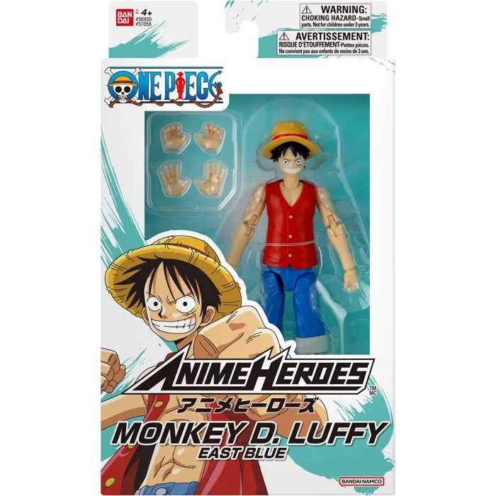 Anime Heroes Figurine articulée One Piece - Luffy East Blue - 17 cm