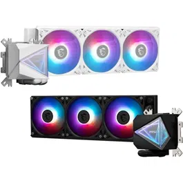 MSI MAG CORELIQUID I360 Refroidisseur de liquide tout-en-un ARGB pour PC, Ventilateurs de 120 mm, Noir - Réf: 306-7ZW8A11-C24