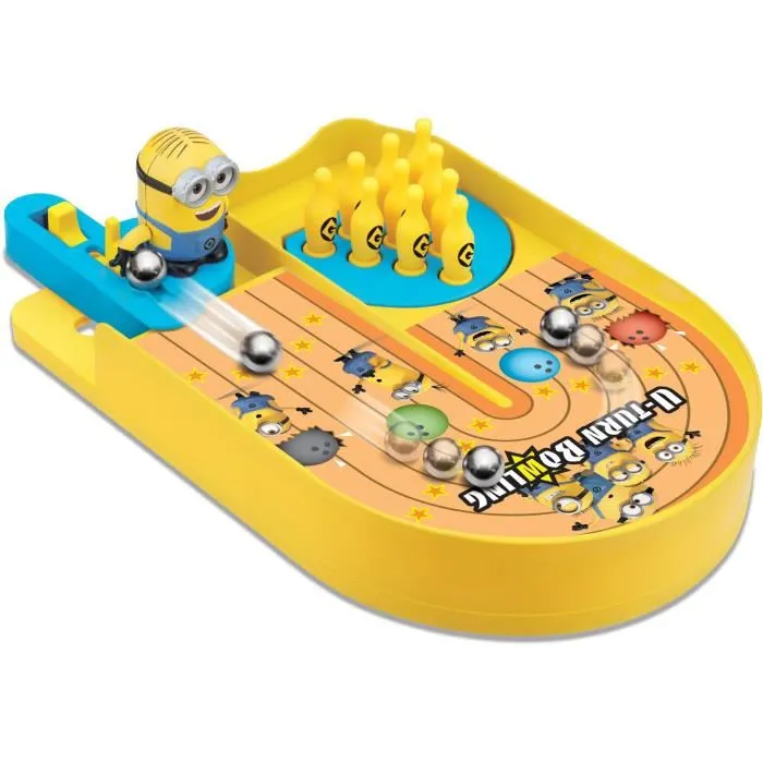 Epoch Games Minions U-turn Bowling - Jeu de Bowling Action Réflexe pour Enfants dès 4 Ans Epoch Games Minions U-turn Bowling - Jeu de Bowling Action Réflexe pour Enfants dès 4 Ans