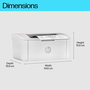 HP Imprimante laser mono M110w compacte WiFi - Jusqu'à 20 ppm, impression professionnelle