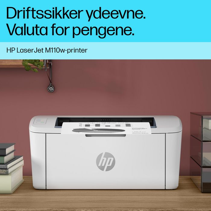 HP Imprimante laser mono M110w compacte WiFi - Jusqu'à 20 ppm, impression professionnelle HP Imprimante laser mono M110w compacte WiFi - Jusqu'à 20 ppm, impression professionnelle