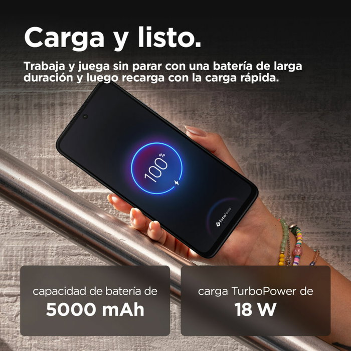 Smartphone Motorola G35 5G 8 GB RAM 256 GB 6,72" Unisoc Noir Gris