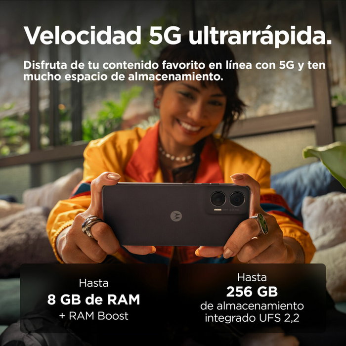 Smartphone Motorola G35 5G 8 GB RAM 256 GB 6,72" Unisoc Noir Gris
