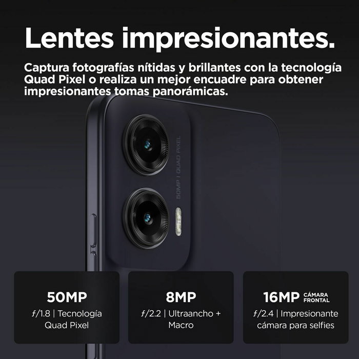Smartphone Motorola G35 5G 8 GB RAM 256 GB 6,72" Unisoc Noir Gris
