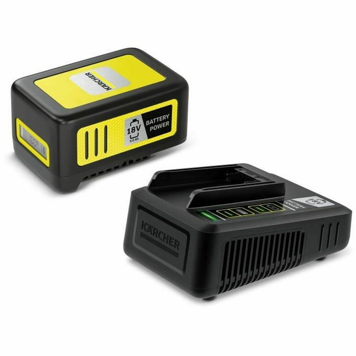 Karcher Batterie Power 18V 5 Ah + Chargeur Rapide avec Écran LCD Karcher Batterie Power 18V 5 Ah + Chargeur Rapide avec Écran LCD