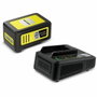 Karcher Batterie Power 18V 5 Ah + Chargeur Rapide avec Écran LCD