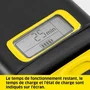Karcher Batterie Power 18V 5 Ah + Chargeur Rapide pour Outils Électroportatifs avec Écran LCD