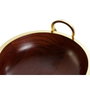 Home ESPRIT Saladier ESPRIT Marron Doré Aluminium Acacia 28 x 26 x 12 cm