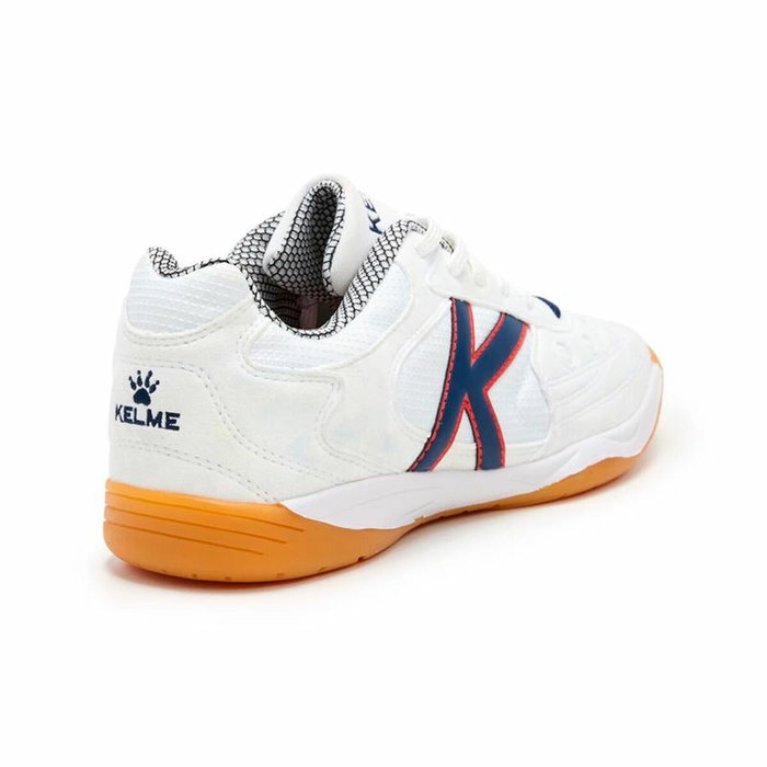 Chaussures de Futsal pour Adultes Kelme Indoor Copa Elastic Blanc
