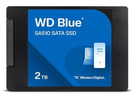 Western Digital WD Blue SA510 SSD SATA 2 To (2 TB) 2,5" pour PC et créateurs de contenu - Jusqu'à 560 Mo/s