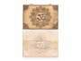 GIFTDECOR Boîte rectangulaire en bois Blanc-Naturel, lot de 6