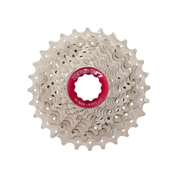 Sunrace Cassette Aluminium Rouge 10V (11-25) Sunrace Cassette Aluminium Rouge 10V (11-25)