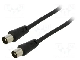 GOOBAY Câble concentrique d'antenne 1,5m 75Ω